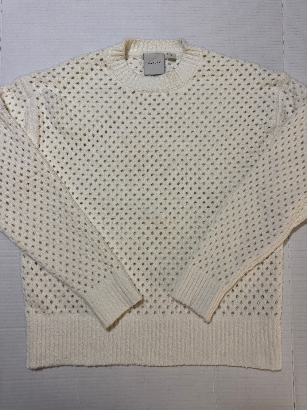 Varley Women's Grady Boulce Knit Open Weave Sweater 228